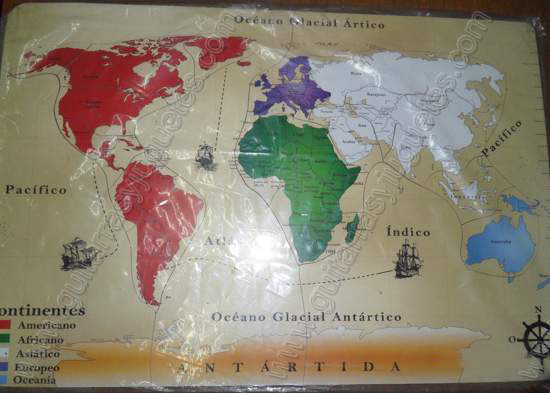 Mapa Mundial tamaño jumbo